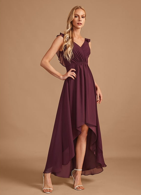 Robe Cérémonie Fluide Marine Élégante - gallery 5