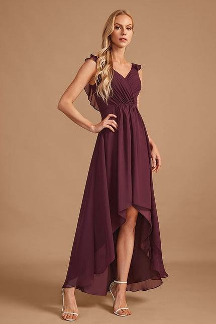 Robe Cérémonie Fluide Marine Élégante - gallery 5