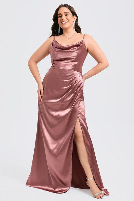 Robe Cérémonie Satin Doré - gallery 7