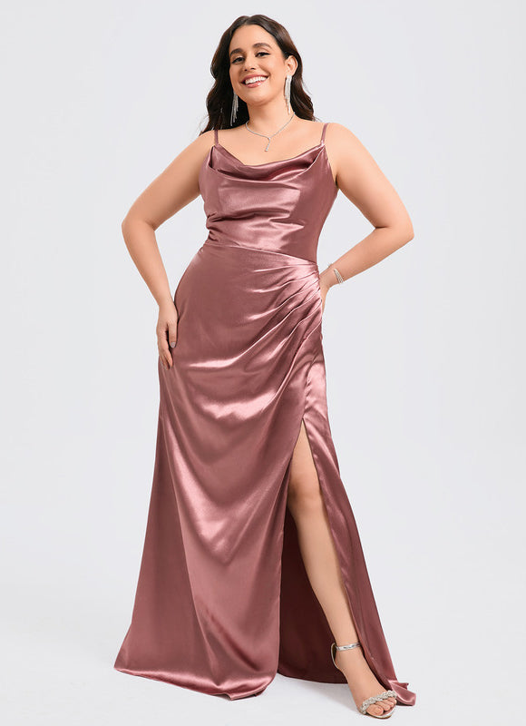 Robe Cérémonie Satin Doré - gallery 7