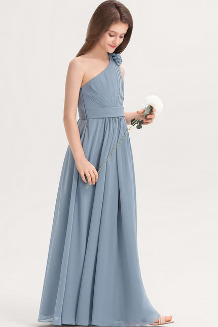 Robe Cérémonie Bleu Poudré Chic - gallery 1