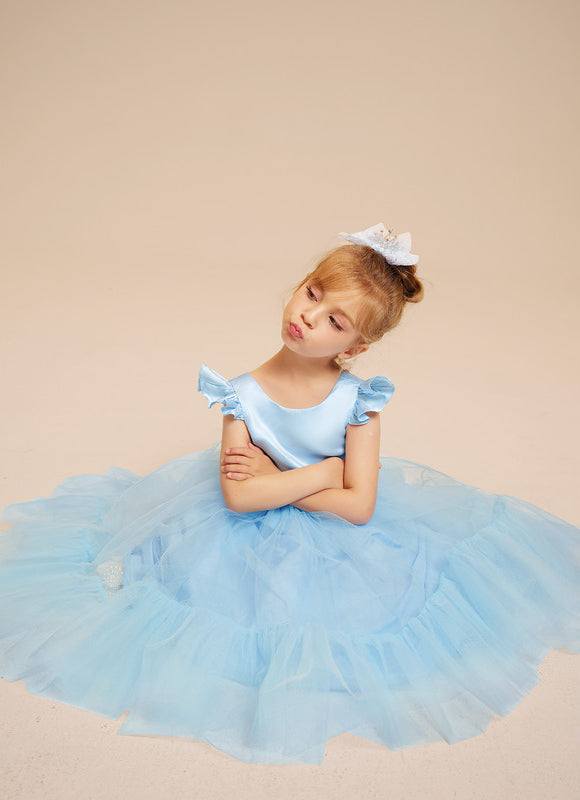 Robe Cérémonie Tulle Ciel - gallery 9