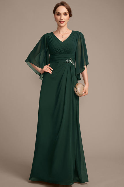 Robe Cérémonie Émeraude Élancée