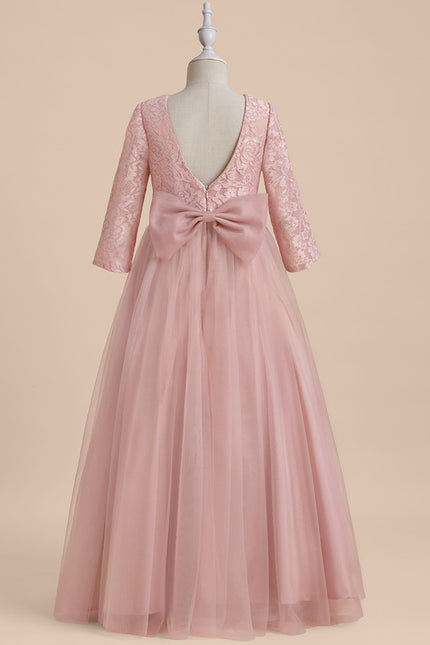 Robe Cérémonie Enfant Rose Tulle