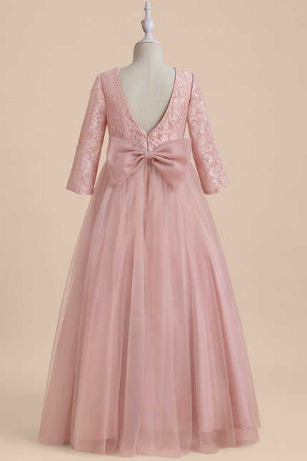Robe Cérémonie Enfant Rose Tulle