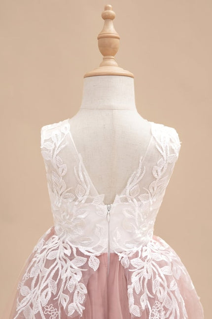 Robe Cérémonie Tulle Navy Floral - gallery 7