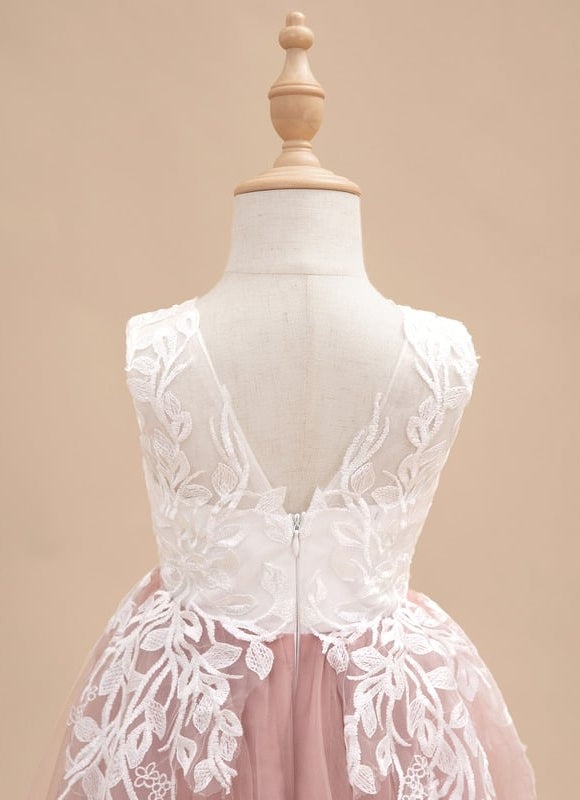 Robe Cérémonie Tulle Navy Floral - gallery 7