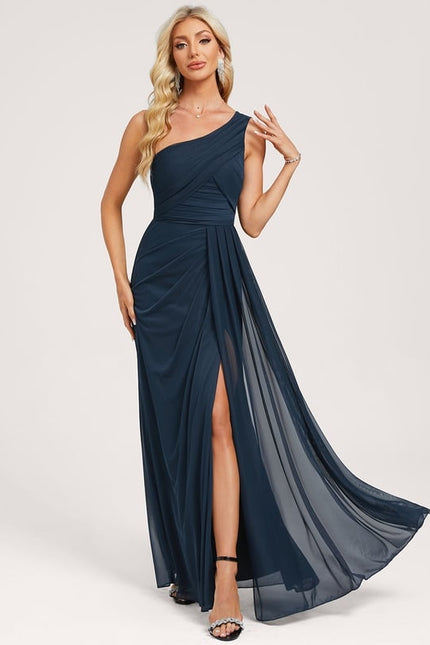 Robe Cérémonie Asymétrie Élégante