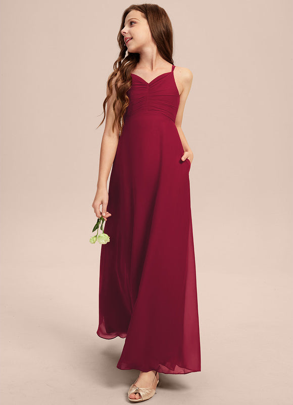 Robe Cérémonie Longue Vert Deau - gallery 7