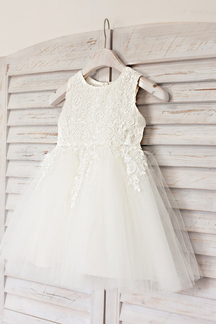 Robe Cérémonie Nuageuse Écrue - gallery 1