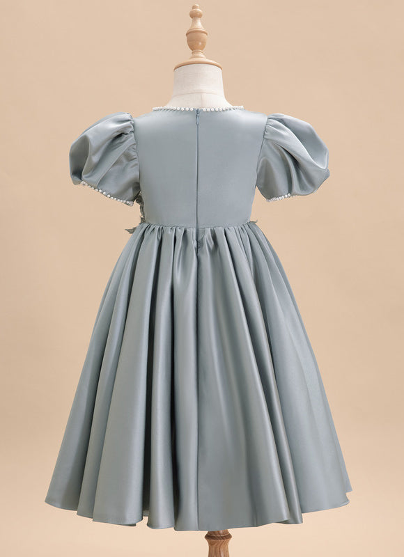Robe Cérémonie Satinée Enfantine - gallery 4