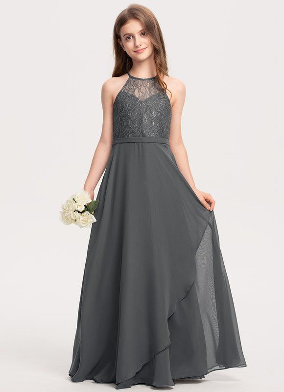 Robe Cérémonie Grise Éthérée