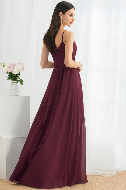 Robe Cérémonie Longue Volants Rose - gallery 5