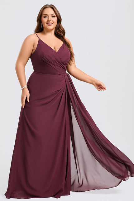 Robe Cérémonie Longue Volants Rose - gallery 9