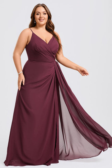 Robe Cérémonie Longue Volants Rose - gallery 9