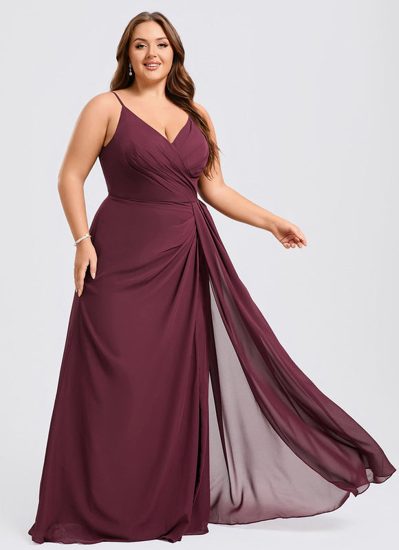 Robe Cérémonie Longue Volants Rose - gallery 9
