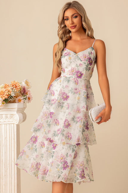 Robe Cérémonie Fleurie Fluide - gallery 3
