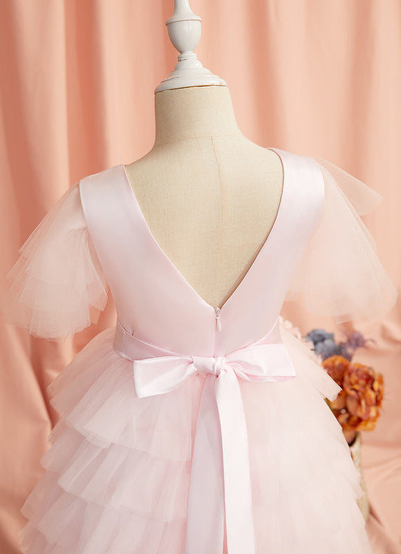 Robe Cérémonie Tulle Aquatique - gallery 3