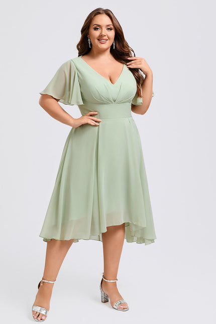 Robe Cérémonie Fluide Marine Élégante - gallery 9