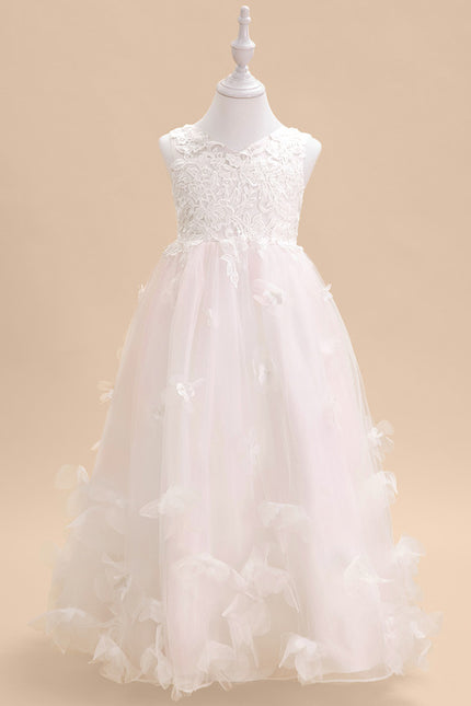 Robe Cérémonie Florale Perlée - gallery 3