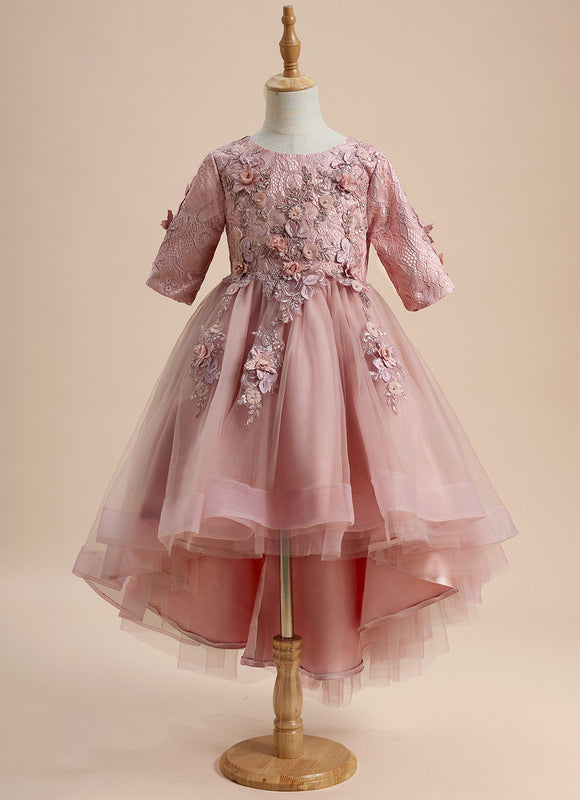 Robe Cérémonie Mariage Tulle Fille - gallery 2