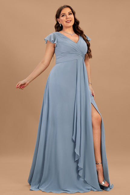 Robe Cérémonie Longue Volants Rose - gallery 9