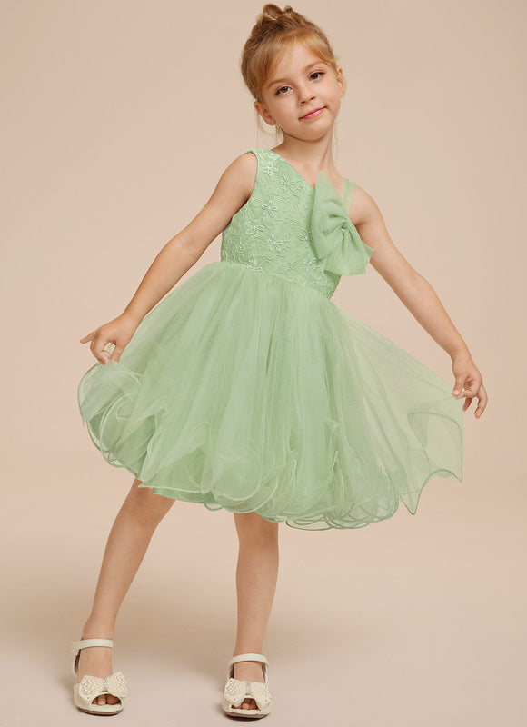 Robe Cérémonie Tulle Verte - gallery 8