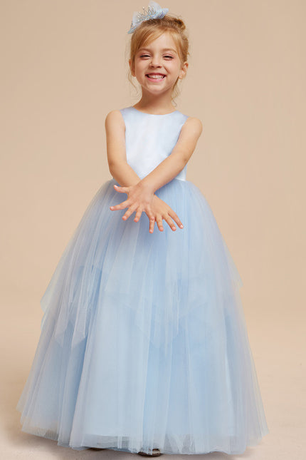 Robe Cérémonie Tulle Céleste - gallery 2