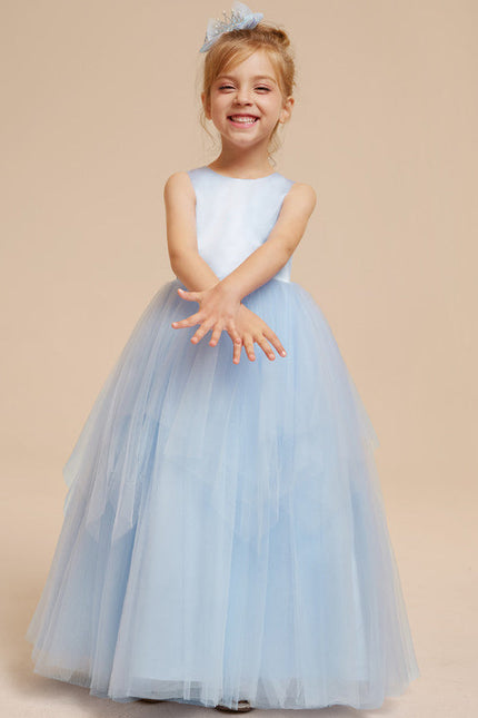 Robe Cérémonie Tulle Céleste - gallery 2