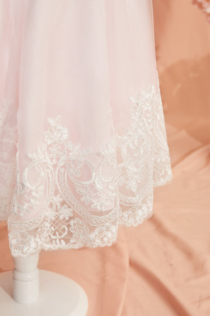 Robe Cérémonie Satinée Écrue - gallery 1