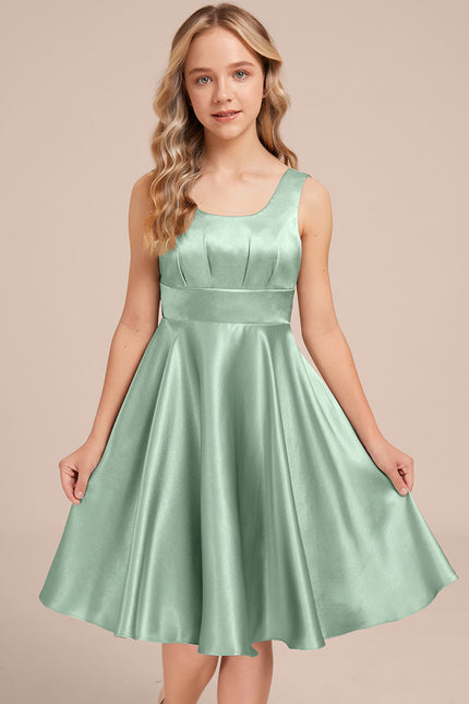 Robe Ceremonie Courte Satin - gallery 3