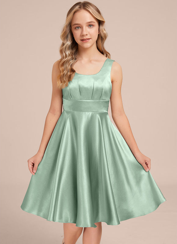 Robe Ceremonie Courte Satin - gallery 3