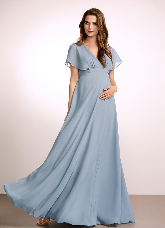 Robe Cérémonie Fluide Maternité - gallery 2