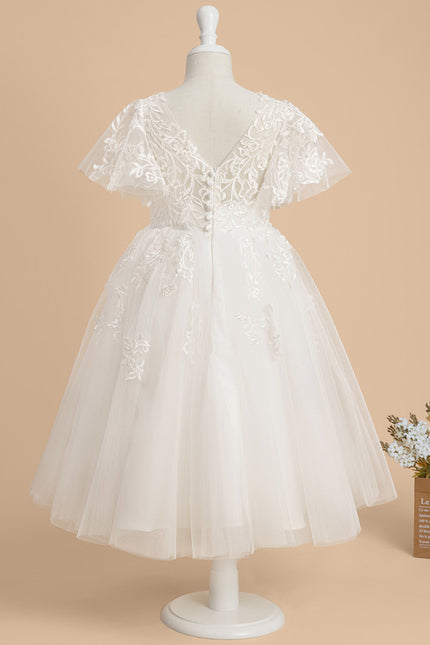 Robe Blanche Ceremonie Fille - gallery 6