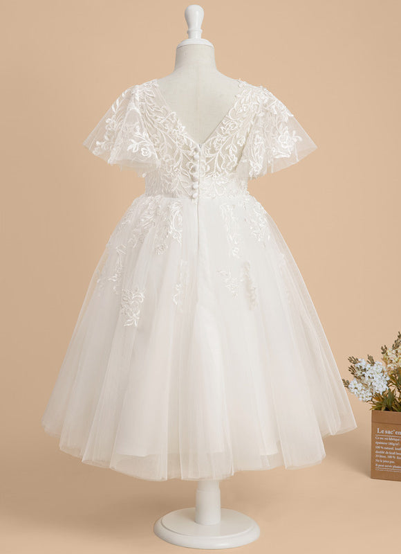 Robe Blanche Ceremonie Fille - gallery 6