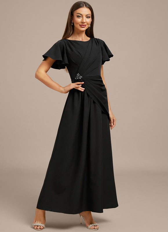 Robe Cérémonie Soirée Plissée - gallery 5