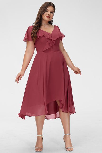 Robe Cérémonie Fluide Marine Élégante - gallery 6