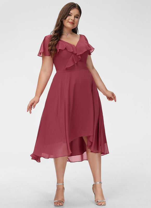 Robe Cérémonie Fluide Marine Élégante - gallery 6