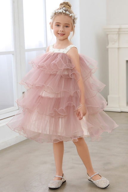 Robe Cérémonie Tulle Volante