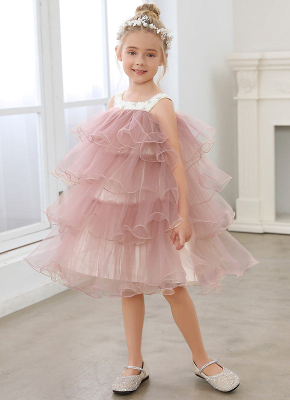 Robe Cérémonie Tulle Volante