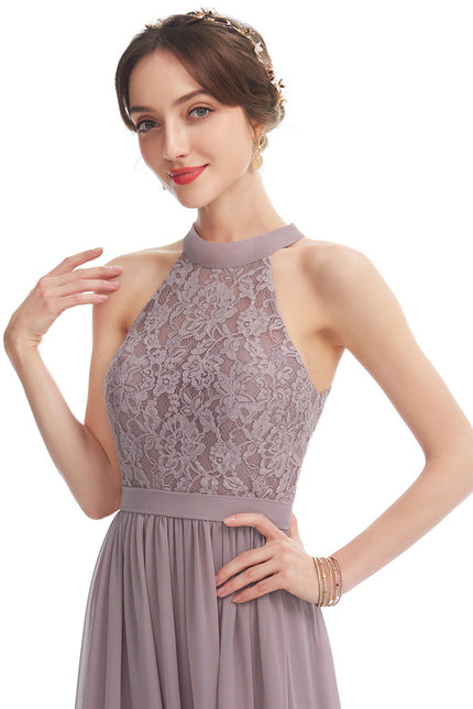 Robe Cérémonie Drapé Lavande - gallery 4