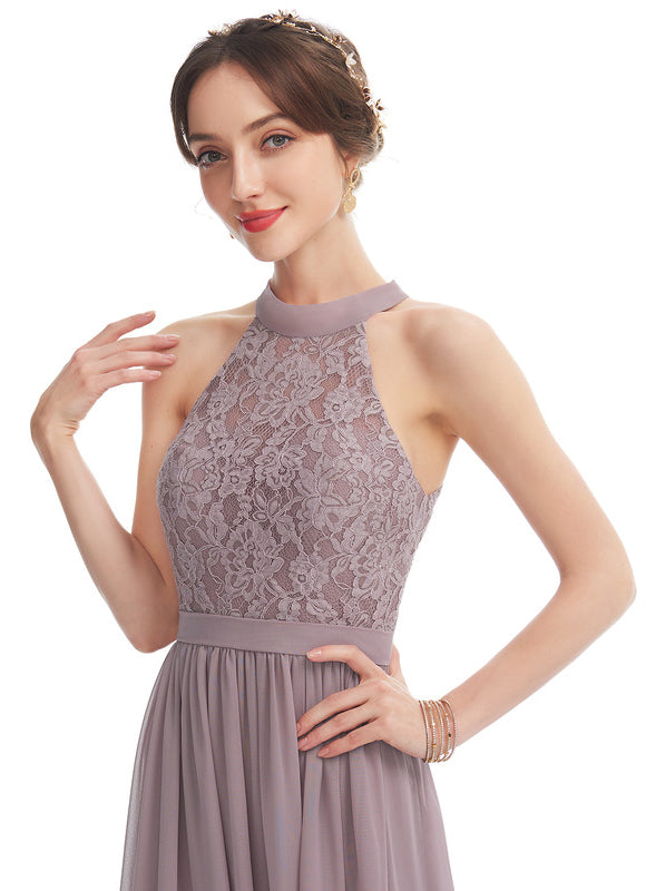 Robe Cérémonie Drapé Lavande - gallery 4