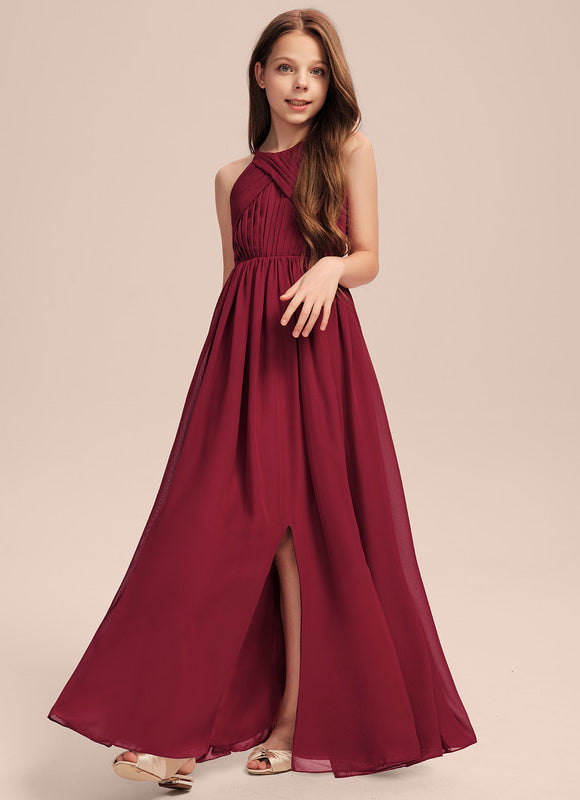 Robe Cérémonie Longue Plissée - gallery 1