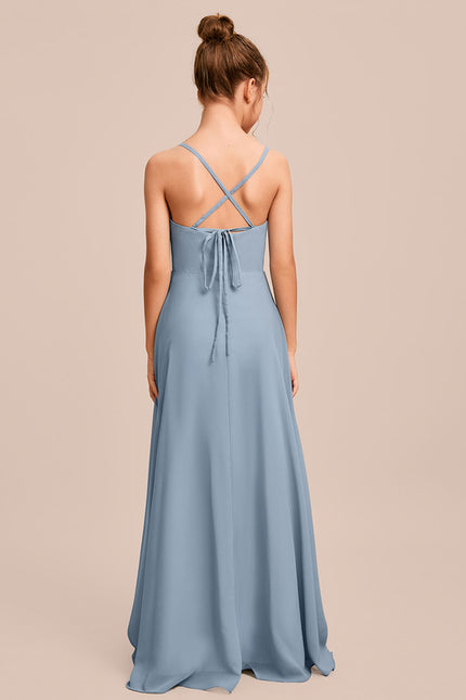 Robe Cérémonie Longue Vert Deau - gallery 6