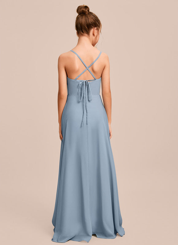 Robe Cérémonie Longue Vert Deau - gallery 6