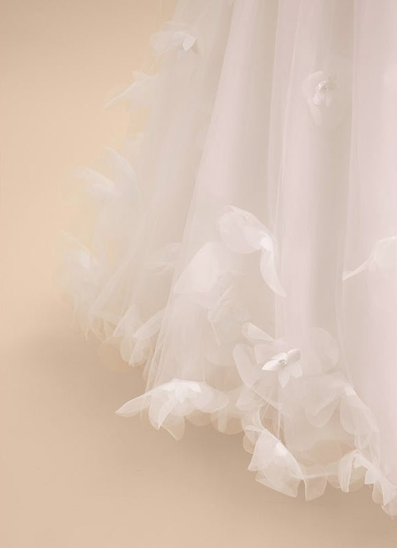 Robe Cérémonie Florale Perlée - gallery 8