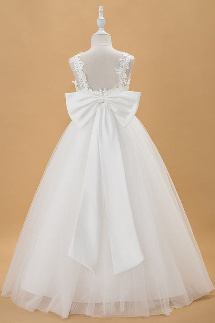 Robe Cérémonie Enchantée Blanc - gallery 6