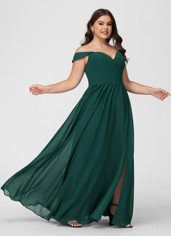 Robe Cérémonie Mousseline Vert Profond - gallery 7
