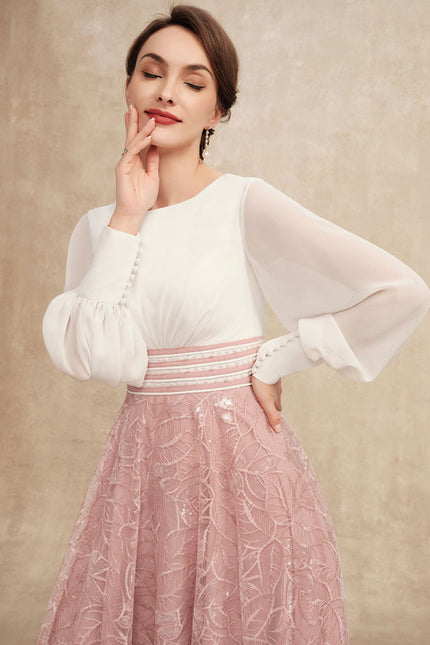 Robe Cérémonie Florale Éclatante - gallery 1