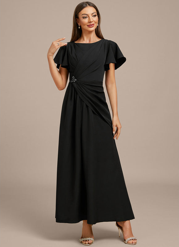 Robe Cérémonie Soirée Plissée - gallery 2